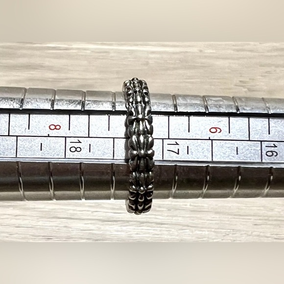 Vintage Town & Country Sterling Silver And 14K Gold Peridot Ring, Size 7 - Picture 11 of 11